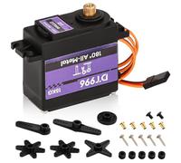 15kg Digital Servo con alto par de engranajes de metal RC Servomotor, 6V, 180 °, para RC Car 1/10 1/8 Aviones Barco Robot Helicóptero [1PCS]