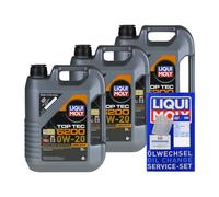 15L Original Liqui Moly Top Tec 6200 0W-20 aceite motor VW 508 00/509 00