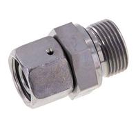 15L y G3/4'' Acero Zincado Giratorio Recto con Rosca Macho 315 bar Junta tórica NBR Cono de Sellado Ajustable ISO 8434-1