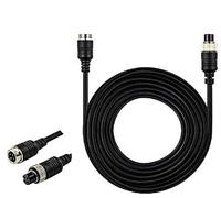 15M Car Video 4-Pin Aviación Cable de Extensión para CCTV Cámara de visión Trasera Camión Remolque Camper Autobús Autocaravana Vehículo Backup Monitor System Impermeable A Prueba de Golpes