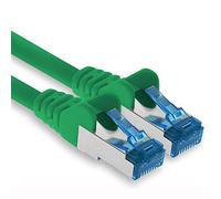 15m - CAT.6 - Cable de red Ethernet Gigabit Lan RJ45 CAT6 Cat6a 10Gbit/s - verde - 1 pieza