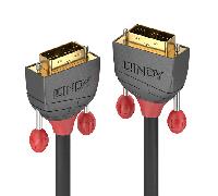 15M DVI-D SINGLE LINK CABLE, ANTHRA