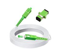 15M Fiber Optic Cable for APC SC to SC Optical Single-Mode 1-Core G657A1 Indoor Extension Cable Fiber Optic Patch Cord