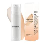 15ml Liquid Foundation, Longwearing Color-Changing Concealer, Full-Coverage and Lightweight Formula, Even Skin Tone/, Ideal for Daily Makeup, All Skin Types
