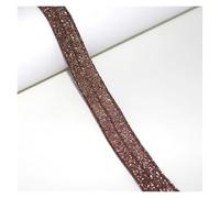 15mm Gold Silver Glitter Thread FOE Ribbon Fold Over Elastic Bands For Hair Tie Underwear Bracelet DIY Sewing Accessories(90110,50Yards)