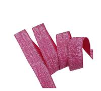 15mm Gold Silver Glitter Thread FOE Ribbon Fold Over Elastic Bands For Hair Tie Underwear Bracelet DIY Sewing Accessories(90105,50Yards)