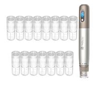 15Pcs 12 Pin Cartuchos de Repuesto de Aguja para Pluma de Microneedling Hydra Pen H3 & H5, Consejos de Aguja de Repuesto Auténticos Desechables para Aplicador de Suero