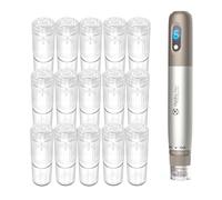 15Pcs 24 Pin Cartuchos de Repuesto de Aguja para Pluma de Microneedling Hydra Pen H3 & H5, Consejos de Aguja de Repuesto Auténticos Desechables para Aplicador de Suero