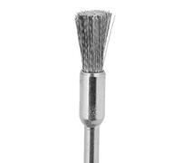 15pcs Acero 3mm Diámetro del vástago Cepillo de alambre Herramienta de pulido para metal, madera, limpieza de superficies de piedra(3 * 5mm)