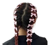 15pcs Color Sólido Pelo Arcos Pequeños Bowknot Pinzas para el Cabello Dulce Horquilla Horquilla Cabello Barrettes Clips