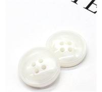 15Pcs/lot 18-34mm White Black Brown Resin Round Four-eye Buttons Men Women Cashmere Coat Jacket Suit(N,18MM)