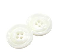 15Pcs/lot 18-34mm White Black Brown Resin Round Four-eye Buttons Men Women Cashmere Coat Jacket Suit(H,21MM)