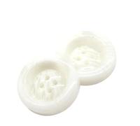 15Pcs/lot 18-34mm White Black Brown Resin Round Four-eye Buttons Men Women Cashmere Coat Jacket Suit(E,30MM)