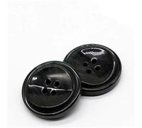 15Pcs/lot 18-34mm White Black Brown Resin Round Four-eye Buttons Men Women Cashmere Coat Jacket Suit(B,18MM)