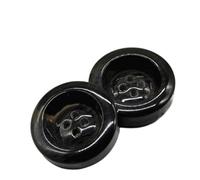 15Pcs/lot 18-34mm White Black Brown Resin Round Four-eye Buttons Men Women Cashmere Coat Jacket Suit(D,28MM)