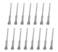 15Pcs Metalico para Taladro Cepillo de Alambre Cepillo Accesorios Taladro de Alambre de Latón Cepillo Metálico para Taladro (5 cm de Longitud)