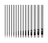 15Pcs Punzones de Agujero Perforadoras Cuero Herramienta de Agujeros de Cuero, Sacabocados Cuero Profesional Punzón Hueco para Correas de Cuero (15 Diámetro 0.5-6 mm)