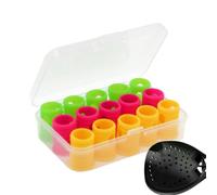 15Pcs Tennis Silicone Vibration Dampeners - Racket Hole Plugs | Shock | 15 Pack Premium Silicone Dampener Plugs, Custom Hole Fit Weight Balance Inserts, Arm Protection , for Rac
