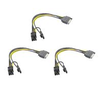 15Pin Male to 8Pin(6+2) PCI-E Power Supply Cable 15-Pin 8 Pin 18AWG Wi