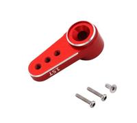 15T RC Servo Horn Arm Compatible con Emax ES08MA II SCX24 1/24 RC Carrero Carrero Fit Universal para Modelo RC Partes de automóvil RC Reemplazo del Mercado de Accesorios(Red)
