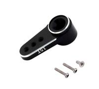 15T RC Servo Horn Arm Compatible con Emax ES08MA II SCX24 1/24 RC Carrero Carrero Fit Universal para Modelo RC Partes de automóvil RC Reemplazo del Mercado de Accesorios(Black)