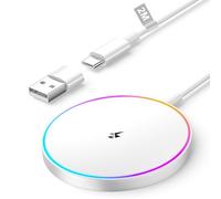 15W Cargador Inalambrico iPhone, Cargador mag-Safe para Apple iPhone 16/16 Pro/16 Plus/16 Pro Max/15/15 Pro/15 Plus/14/14 Pro Max/13/12/AirPods, Carregador Sem Fios