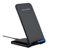 15W Cargador Inalámbrico Rápido Stand, Soporte Vertical de Carga, Compatible con i17, 16 Pro MAX Plus, 15, 14, 13, 12, 11, Galaxy S25 Ultra, S24 FE, S23, S22, S21, S20, Google Pixel 10, 9 Pro, 8, 7a
