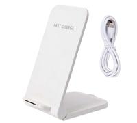 15W Cargador Inalámbrico, Soporte de Carga Inductiva Plegable, Base Wireless Charger para Móvil Compatible con Google Pixel 3-10, Samsung Galaxy S22-S26 Ultra e iPhone