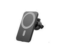 15W Fast Wireless Magnetic Car Charger Mount for iPhone 12 Mini Pro Max - Black