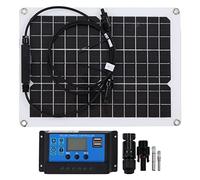 15W Panel solar flexible Kit de panel de potencia fotovoltaica de silicio monocristalino para una casa de madera para botes de vehículos recreativos