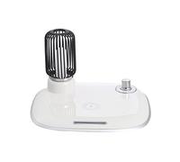 15W Qi Wireless Charging Lamp Night Light Table Lamp USB C Fast Wireless Charging Pad (Color : A) (B)