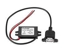 15w Voltaje De Convertidor Micro USB Regulador Reductor DC-DC 12v a 5v 3a para Coche con Montaje En Panel Hembra USB