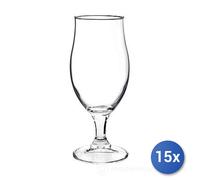 5x Paquetes Bormioli Rocco De 3 Copas De Cerveza Modelo Executive En Vidrio Con