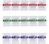 15x Polvo de Calibración para Medidores de pH 4.00 | 6.86 | 9.18, Polvo de Calibración de pH, Set de Solución Tampón de Calibración de pH