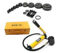 16-101 mm hidráulico Knockout Kit, Perforadora hidráulica perforadora de chapa perforadora/perforadora, Abrelatas hidráulicas, herramientas hidráulicas 15T