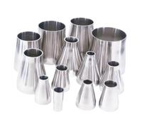 16 19 25 32 38 45 51 57 63 76 89 102 108 114 mm OD 304 Tubo reductor concéntrico de soldadura de acero inoxidable(19mm To 16mm)