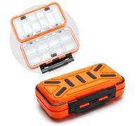 16/24 Grids Pills Box Organizer Box Tablets Holder Travel Portable Dispenser Pill Case Pillboxes Container Pills Case(16G-Orange)