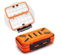 16/24 Grids Pills Box Organizer Box Tablets Holder Travel Portable Dispenser Pill Case Pillboxes Container Pills Case(24G-Orange)