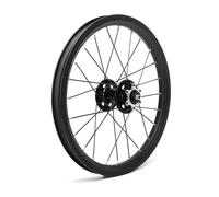 16'' 305 Rueda Delantera/Trasera Liberación Rápido Llanta De Aleación De Aluminio 24H Buje Freno De Disco para Cassette De 8-11 Velocidades Juego De Ruedas para Bicicletas(Front)