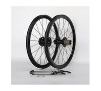 16" 349 Juego De Llanta De Freno De Disco/V, Rueda Delantera Y Trasera para Bicicleta Plegable, 100/135mm QR, Juego De Ruedas BMX para Cassette De 8, 9, 10 Y 11 Velocidades, 1255g