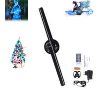 16.5" 3D Hologram LED Fan Projector,3D Hologram Christmas Tree Projector,3D Advertising Hologram,3D Hologram Projector,for Shop, Bar, Christmas Party Advertising Display Events (1 Set)