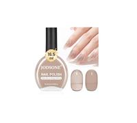 16,5 ml Jelly Nude Brown Nail Polish Large Volume Quick Dry Nail Polish, Long Lasting Shine, Fingernail Toenail Nail Art DIY Home Travel Nail Art Gift
