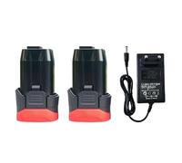 16,8 V/18 V, 3,0 Ah, Batería Compatible con: Dongke Sin Escobillas, Taladro Eléctrico Portátil, Destornillador Eléctrico Doméstico Y Taladro De Impacto Inalámbrico + Cargador.(2PC 1Charger)