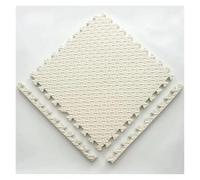 16 alfombrillas de gimnasio para yoga y fitness, 30 x 30 cm de grosor, absorben los golpes (color blanco, 1 unidad)