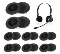 16 almohadillas de repuesto compatibles con auriculares Sennheiser serie PC y más, 50 mm, almohadillas de espuma transpirable