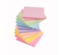 (16 almohadillas) notas adhesivas, 3 x 3 pulgadas, almohadillas adhesivas para notas multicolores, suministros escolares, productos de oficina, notas de escritura para tiendas de vacaciones, profesor
