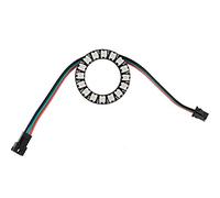 16 anillos LED RGB 16 x WS2812 5050 a todo color con controladores integrados 16 bits para Arduino Raspberry Pi ESP8266 Nodemcu DC5V