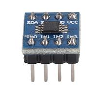 16 - Bit 4 - Módulo ADC de canal, placa de adquisición de señales con convertidor analógico-digital de alta precisión y pantalla LCD 1602 para la recopilación de datos y proyectos