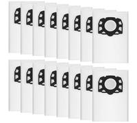 16 Bolsas Aspiradora para Kärcher KFI 357 Compatibles con para Kärcher WD2 Plus / WD3 / KWD1 / KWD2 / KWD3 / SE4001 / SE4002 / WD3.200, Filtro para Karcher WD3,Repuesto 2.863-314.0
