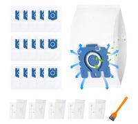 16 bolsas de aspiradora 3D GN de repuesto para Miele Classic C1, Complete C2/C3, S2 S5 S8 Serie Aspiradora con 5 filtros de protección del motor, 5 filtros de salida AirClean y 1 cepillo de limpieza